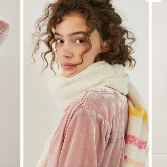 Anthropologie Melody Velvet Tunic Dress size large pink blush HOLIDAY ready - Picture 4 of 12